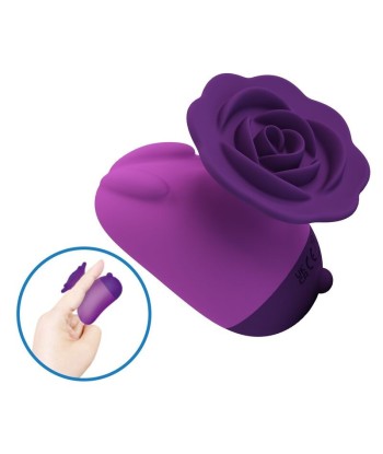 PRETTY LOVE - ESTIMULADOR DE CLÍTORIS 7 MODOS RECARGABLE FORMA ROSA MORADA