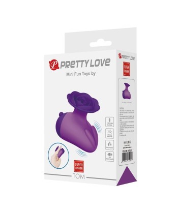 PRETTY LOVE - ESTIMULADOR DE CLÍTORIS 7 MODOS RECARGABLE FORMA ROSA MORADA
