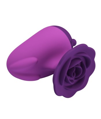 PRETTY LOVE - ESTIMULADOR DE CLÍTORIS 7 MODOS RECARGABLE FORMA ROSA MORADA