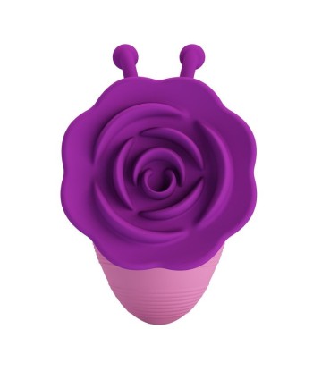 PRETTY LOVE - LITTLE BEE ESTIMULADOR DE CLÍTORIS 7 MODOS RECARGABLE MORADO-ROSA