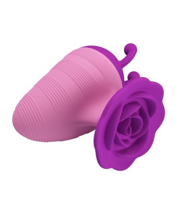 PRETTY LOVE - LITTLE BEE ESTIMULADOR DE CLÍTORIS 7 MODOS RECARGABLE MORADO-ROSA