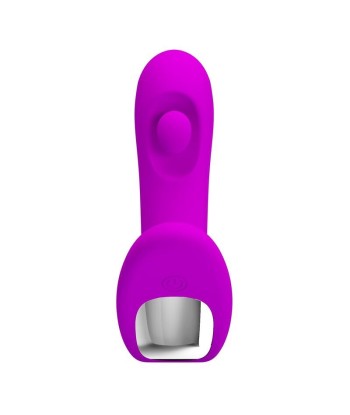 PRETTY LOVE - BAUER MASAJEADOR DE PRÓSTATA 12 MODOS RECARGABLE MORADO
