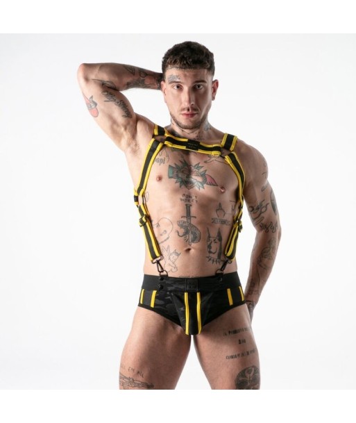 LOCKER GEAR - ARNÉS FULL MILITARY ACCESS AMARILLO S-M