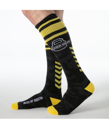 LOCKER GEAR - FULL MILITARY KNEE HIGH SOCKS TALLA ÚNICA AMARILLO