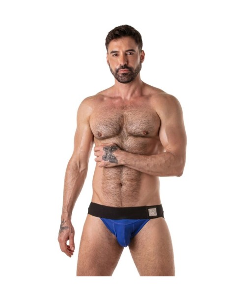 LOCKER GEAR - WIDE WAISTBAND JOCKSTRAP AZUL S