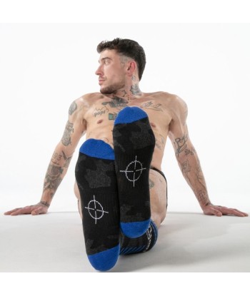 LOCKER GEAR - FULL MILITARY KNEE HIGH SOCKS TALLA ÚNICA AZUL