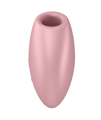 SATISFYER - CUTIE HEART ESTIMULADOR Y VIBRADOR ROSA