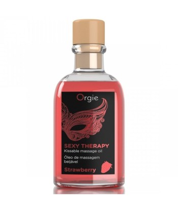 ORGIE - LIPS ACEITE DE MASAJE BESABLE FRESA 100 ML