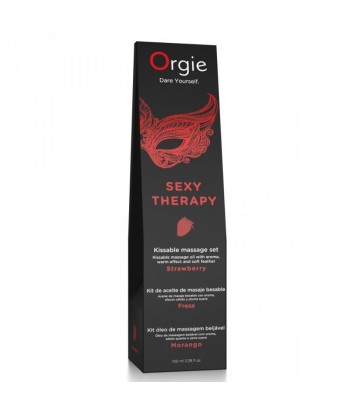 ORGIE - LIPS ACEITE DE MASAJE BESABLE FRESA 100 ML