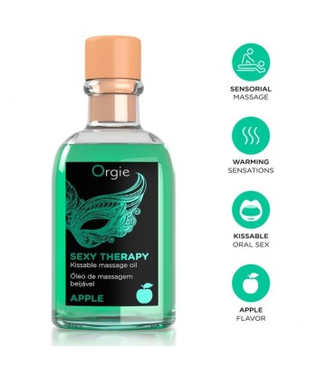 ORGIE - SET DE MASAJE BESABLE MANZANA 100 ML