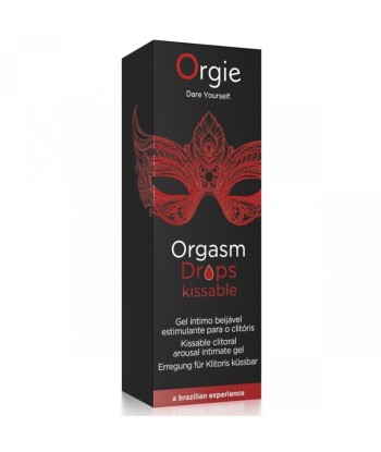 ORGIE - ORGASM DROPS KISSABLE GOTAS ESTIMULANTES BESABLES PARA CLÍTORIS 30 ML