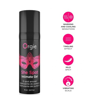 ORGIE - SHE SPOT GEL ÍNTIMO ESTIMULANTE PUNTO G 15 ML