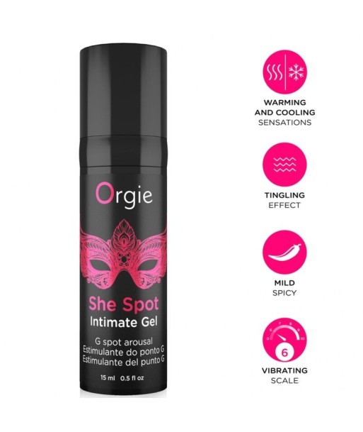 ORGIE - SHE SPOT GEL ÍNTIMO ESTIMULANTE PUNTO G 15 ML