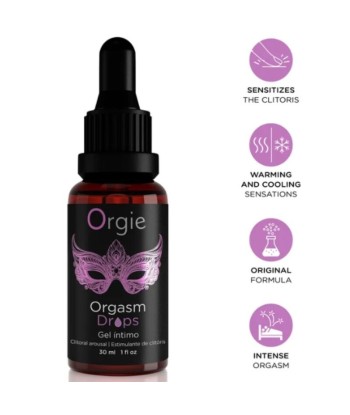 ORGIE - ORGASM DROPS GOTAS ESTIMULANTES PARA CLÍTORIS 30 ML