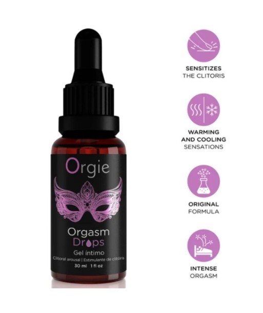 ORGIE - ORGASM DROPS GOTAS ESTIMULANTES PARA CLÍTORIS 30 ML