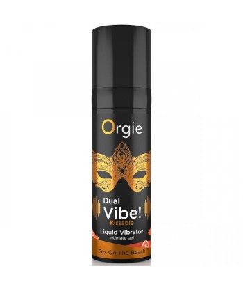 ORGIE - DUAL VIBE SEX ON THE BEACH GEL ÍNTIMO BESABLE EFECTO VIBRANTE 15 ML