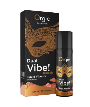 ORGIE - DUAL VIBE SEX ON THE BEACH GEL ÍNTIMO BESABLE EFECTO VIBRANTE 15 ML