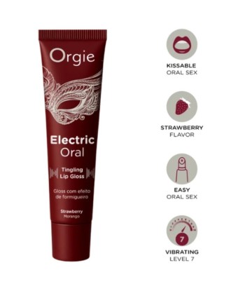 ORGIE - ELECTRIC ORAL GLOSS LABIAL BESABLE EFECTO HORMIGUEO 15 ML