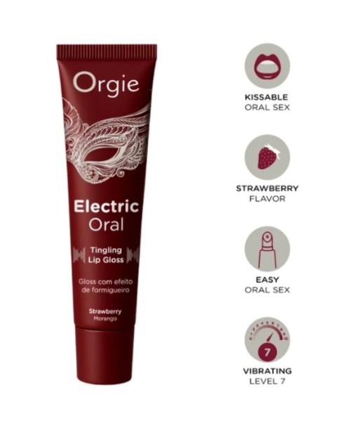ORGIE - ELECTRIC ORAL GLOSS LABIAL BESABLE EFECTO HORMIGUEO 15 ML