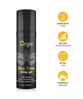 ORGIE - XTRA TIME GEL RETARDANTE SIN ANESTÉSICOS 15 ML