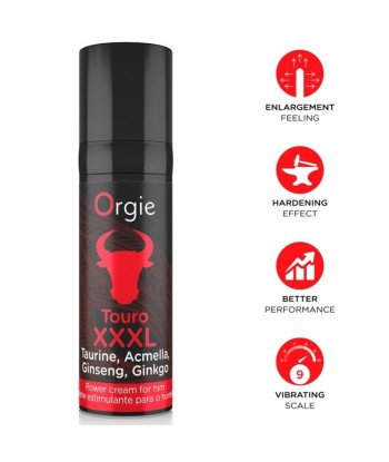 ORGIE - TOURO XXXL CREMA POTENCIADORA PARA HOMBRE 15 ML