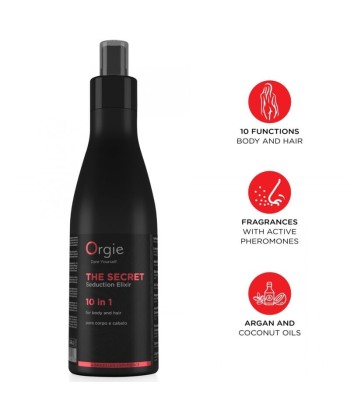 ORGIE - THE SECRET SEDUCTION ELIXIR 10 EN 1 LOCIÓN PARA CUERPO Y CABELLO 200 ML