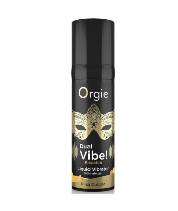 ORGIE - DUAL VIBE PIÑA COLADA GEL ÍNTIMO BESABLE EFECTO VIBRANTE 15 ML