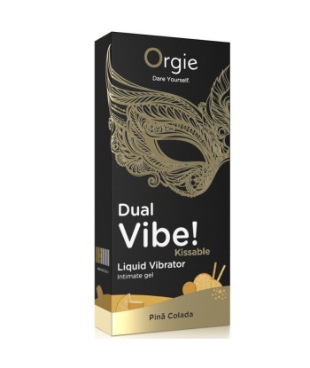 ORGIE - DUAL VIBE PIÑA COLADA GEL ÍNTIMO BESABLE EFECTO VIBRANTE 15 ML