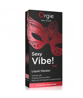 ORGIE - SEXY VIBE HOT GEL ÍNTIMO EFECTO VIBRANTE Y CALOR 15 ML