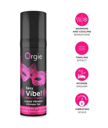 ORGIE - SEXY VIBE INTENSE ORGASM GEL ÍNTIMO MULTISENSACIÓN 15 ML