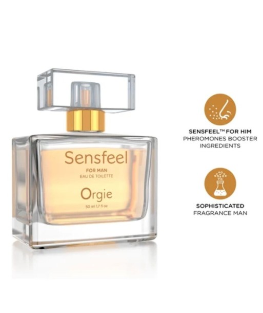 ORGIE - SENSFEEL EAU DE TOILETTE CON FEROMONAS BOOSTER PARA HOMBRE 50 ML