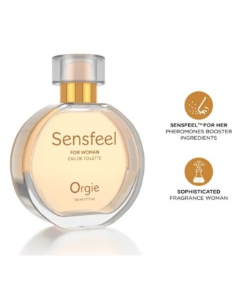ORGIE - SENSFEEL EAU DE TOILETTE CON FEROMONAS BOOSTER PARA MUJER 50 ML