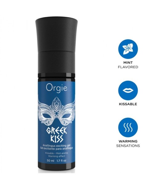 ORGIE - GREEK KISS GEL ESTIMULANTE PARA ANILINGUS SABOR MENTA 50 ML