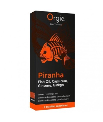 ORGIE - PIRANHA CREMA POTENCIADORA PARA HOMBRE 15 ML