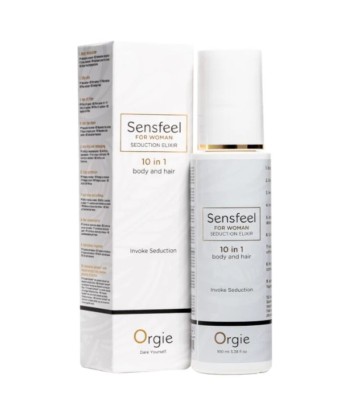 ORGIE - SENSFEEL ELIXIR DE SEDUCCIÓN PARA MUJER 10 EN 1 CUERPO Y CABELLO 100 ML