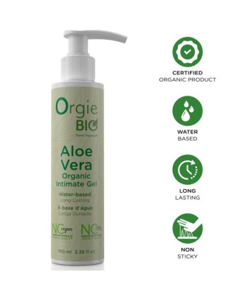 ORGIE - BIO ALOE VERA GEL ÍNTIMO ORGÁNICO BASE AGUA 100 ML