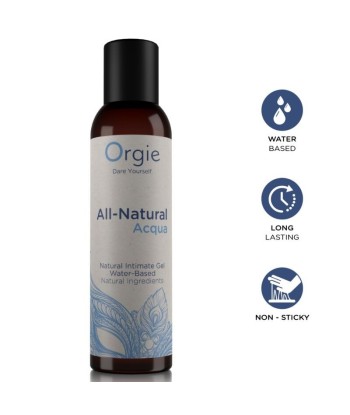 ORGIE - ALL-NATURAL ACQUA GEL ÍNTIMO BASE AGUA 150 ML