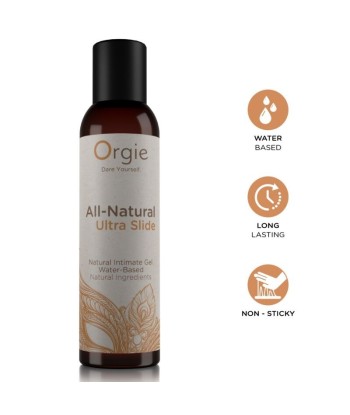 ORGIE - ALL-NATURAL ULTRA SLIDE GEL ÍNTIMO BASE AGUA 150 ML