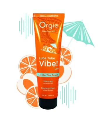 ORGIE - LUBE TUBE VIBE SEX ON THE BEACH GEL ÍNTIMO BESABLE EFECTO HORMIGUEO SUAVE 100 ML
