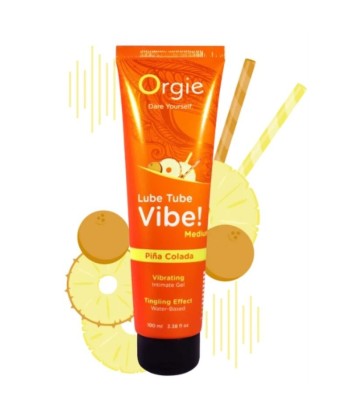 ORGIE - LUBE TUBE VIBE PIÑA COLADA GEL ÍNTIMO BESABLE EFECTO HORMIGUEO MEDIO 100 ML