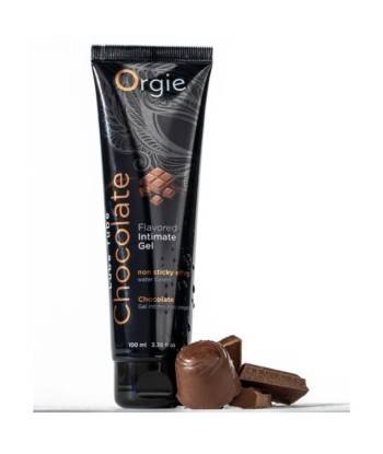 ORGIE - LUBE TUBE CHOCOLATE GEL ÍNTIMO BESABLE BASE AGUA 100 ML