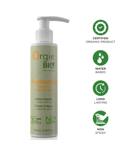 ORGIE - BIO CHAMOMILE GEL ÍNTIMO ORGÁNICO BASE AGUA 100 ML