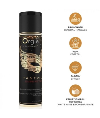 ORGIE - TANTRIC DIVINE NECTAR ACEITE VEGETAL DE MASAJE 200 ML