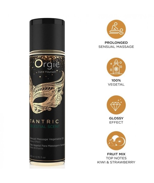 ORGIE - TANTRIC CELESTIAL SCENT ACEITE VEGETAL DE MASAJE 200 ML