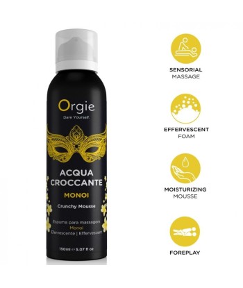 ORGIE - ACQUA CROCCANTE ESPUMA CRUJIENTE MONOI PARA MASAJE 150 ML
