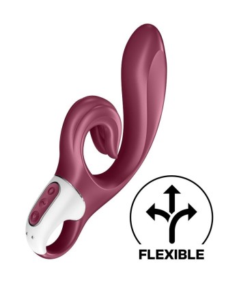 SATISFYER - LOVE ME VIBRADOR RABBIT ROJO