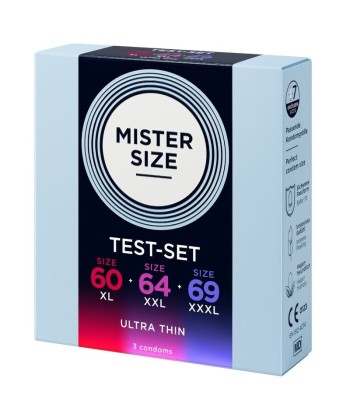 MISTER SIZE - PACK MUESTRA PRESERVATIVOS TALLA 60-64-69 MM (3 UNIDADES)