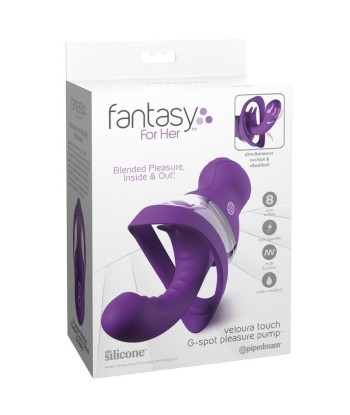 FANTASY FOR HER - VELOURA TOUCH G-SPOT PLEASURE PUMP BOMBA ÍNTIMA PUNTO G MORADA
