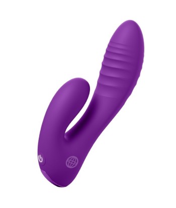FANTASY FOR HER - SECRET LOVER VIBRADOR DOBLE PUNTO G Y CLÍTORIS RECARGABLE MORADO