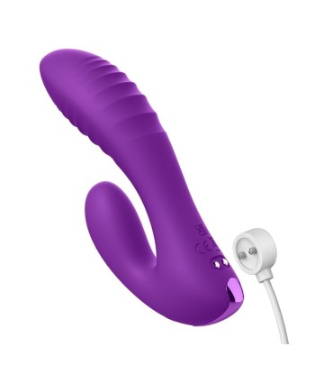 FANTASY FOR HER - SECRET LOVER VIBRADOR DOBLE PUNTO G Y CLÍTORIS RECARGABLE MORADO